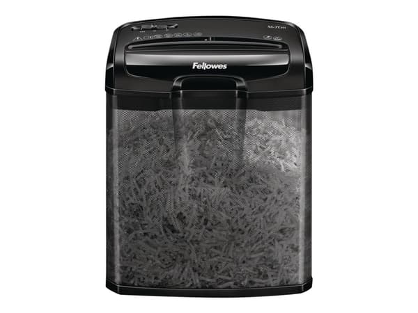 Fellowes M-7Cm, osittainen silppuri, 4 x 35 mm, 13 L, 3700 mm/min, P-4, 5 min.