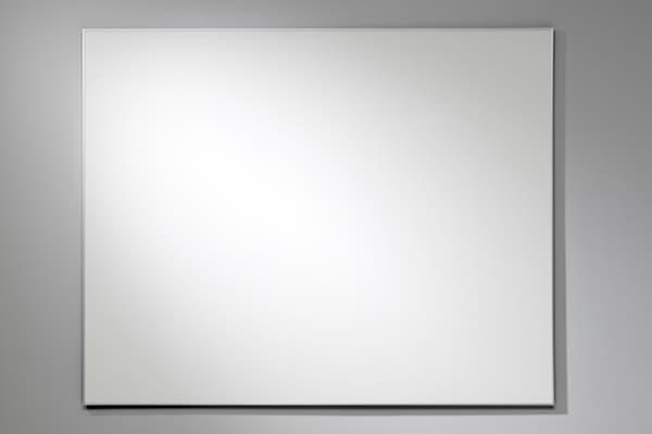 Lintex Boarder - Whiteboard - veggmonterbar - 2505 x 1205 mm - emalje - aluminiumramme med grå hjørner
