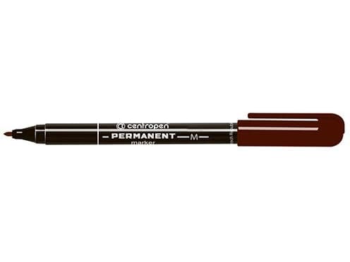 Centropen Permanent Brun Marker Rund Spets 1,00 mm (2846/11)