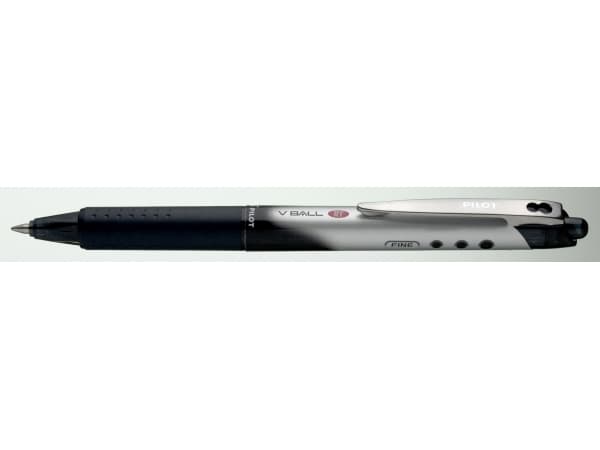 Roller Pilot V-Ball BLRT-VB 07 stregbred 0,4mm sort M - (12 stk.)