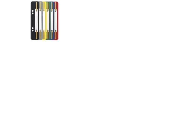 Leitz - Flat festeremse - assorterte farger - for P/N: 10805015, 10805025, 10805035, 10805045, 10805055, 10805075, 10805085, 10805095/20PK