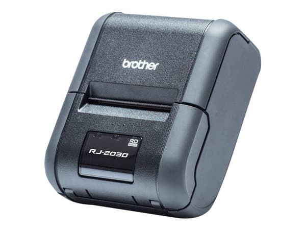 Brother RuggedJet RJ-2030 - Kvitteringsskriver - direktetermisk - Rull (5,8 cm) - 203 dpi - inntil 152 mm/sek - USB 2.0, Bluetooth 2.1 EDR Grå