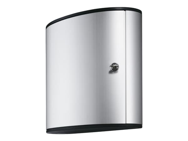 DURABLE KEY BOX - Nøkkelskap - 36 kroker - aluminium - sølv