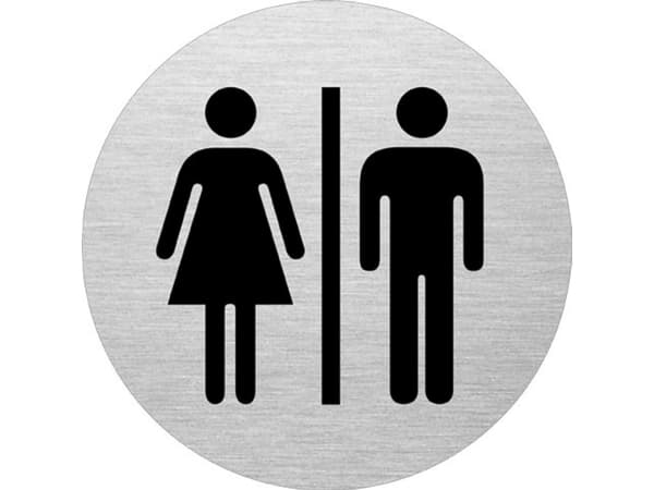 Dørskilt Dame & Herre