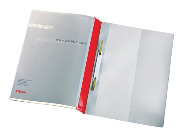 Esselte 28359, Esittelykansio, A4, PVC-muovi, Punainen, 250 arkkia, 80 g/m²
