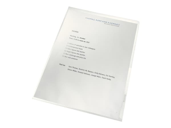 Omslag Leitz Recycle 140my A4 med præg - (25 stk.)