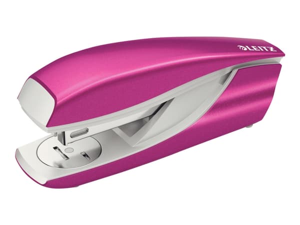 Leitz WOW 5502 - Stiftemaskin - 30 ark / 3 mm - 24/6, 26/6 - plast, metall - metallisk rosa