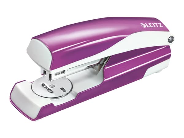 Leitz WOW - Stiftemaskin - 30 ark / 3 mm - 24/6, 26/6 - plast, metall - metallisk purpur