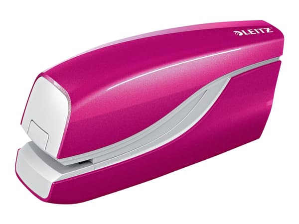 Leitz WOW NeXXt - Elektrisk häftapparat - 10 ark / 1 mm - No.10 - rosa metallic