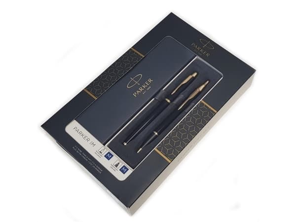 Parker 2093216, Svart, 2 styck, Kulspetspenna + reservoarpenna