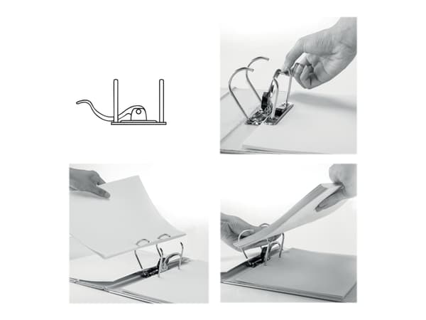 Leitz 180° Active Cozy - Hevarmbuefil - bokryggbredde: 65 mm - for A4 (210 x 297 mm) - kapasitet: 350 ark - fløyelsgrå