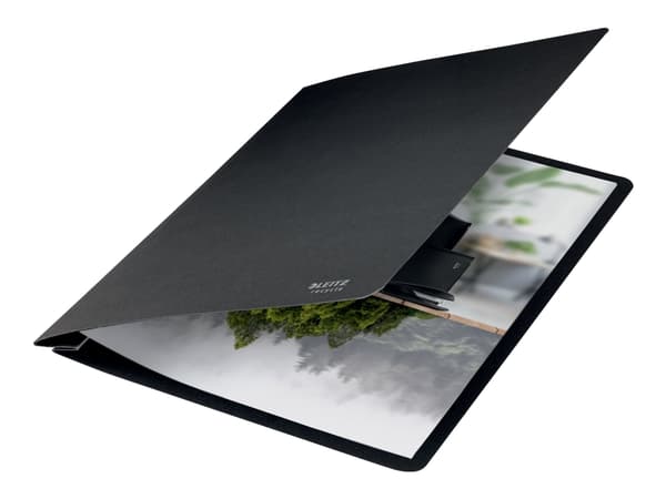 Leitz - Plattstrecksfil - för A4 (210 x 297 mm) - kapacitet: 250 ark - svart