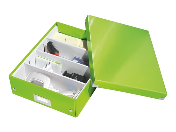 Leitz Click & Store WOW Medium - Förvaringsbox - grön
