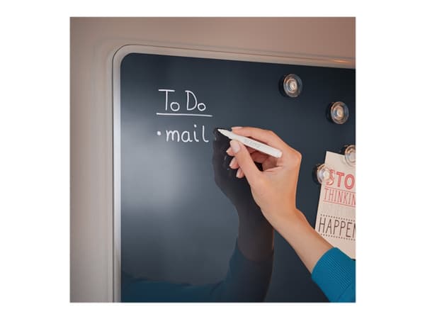 Leitz Cosy - Whiteboard - veggmonterbar - 600 x 400 mm - herdet glass - magnetisk - fløyelsgrå