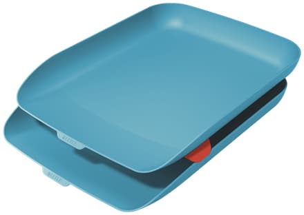 Leitz Cosy - Brevbakke - for A4 (210 x 297 mm), C4 (229 x 324 mm) - rolig blått (en pakke 2)