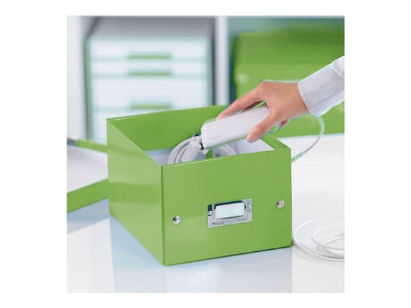 Leitz Click & Store WOW, Varastolaatikko, Vihreä, Suorakulmainen, Polypropeeni (PP), Yksivärinen, Sisätila