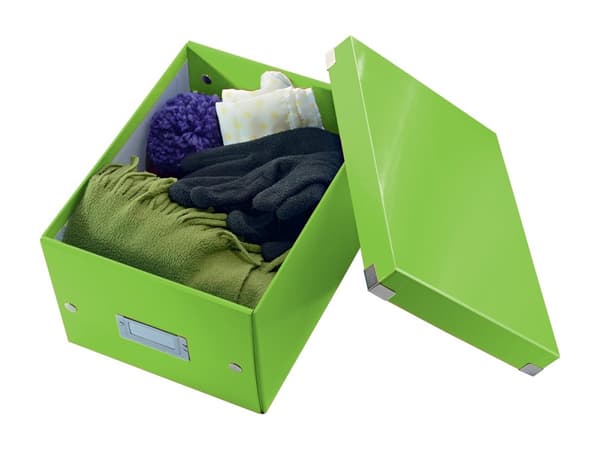 Leitz Click & Store WOW, Varastolaatikko, Vihreä, Suorakulmainen, Polypropeeni (PP), Yksivärinen, Sisätila