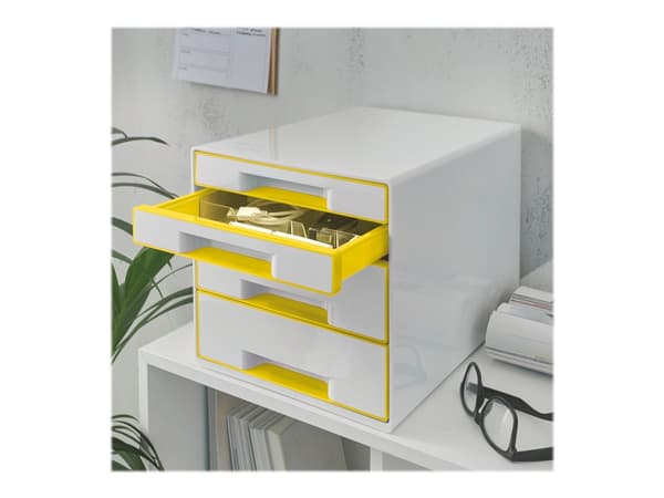 Leitz WOW CUBE, 4 laatikko(a), Valkoinen, Matta, Yksivärinen, 287 mm, 270 mm