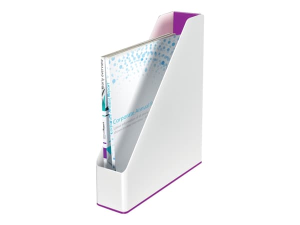 Leitz 53621062, A4, Polystyreeni (PS), Purppura, Valkoinen, 1 kpl, 73 mm, 272 mm