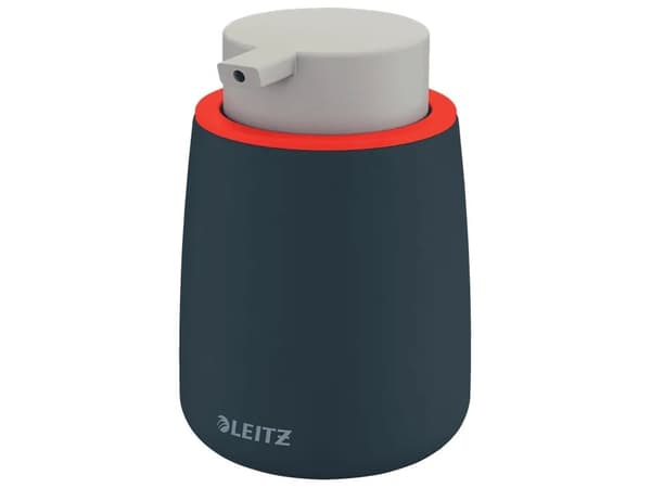 Leitz Cosy - Behållare för desinfektionsmedel/tvål - plast, keramik - sammetsgrå