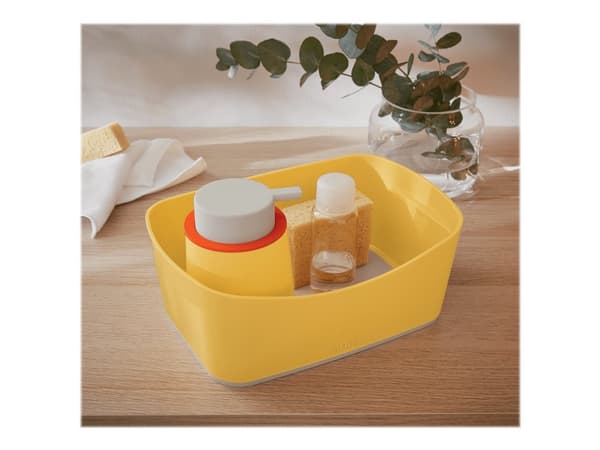 Leitz Cosy - Desinfeksjonsmiddel-/såpedispenser - plastikk, keramisk - varm gulfarge