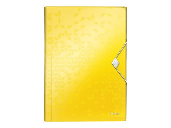 Leitz WOW - Dokumentmappe - kan utvides - 6 rom - 6 deler - for A4 (210 x 297 mm) - kapasitet: 250 ark - med fliker