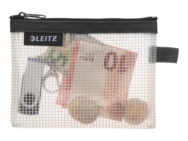Leitz WOW Travel Small - Pung for credit cards / ID / cash / cables / earphones / medicines / cosmetics - EVA-folie - svart