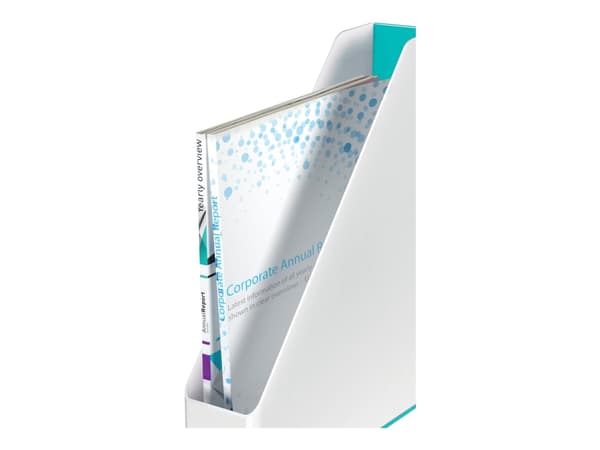 Leitz WOW Dual Colour - Magasinfil - ryggbredd: 73 mm - för A4 (210 x 297 mm) - isblå