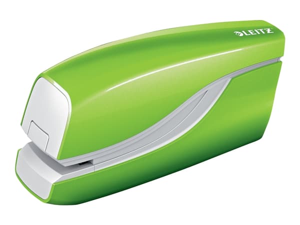 Leitz WOW 5566 - Elektrisk häftapparat - 10 ark / 1 mm - E1 - plast, metall - grön