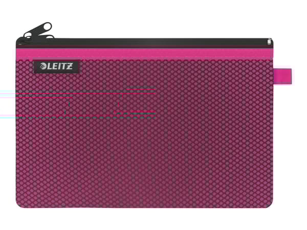 Leitz WOW Travel Large - Pung for passport / medicine / cables / power bank / cosmetic - nylon - rosa