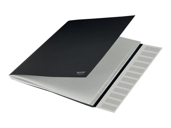 Leitz Recycle - Klassifikationsmapp - 12 delar - för A4 (210 x 297 mm) - tabbad - svart