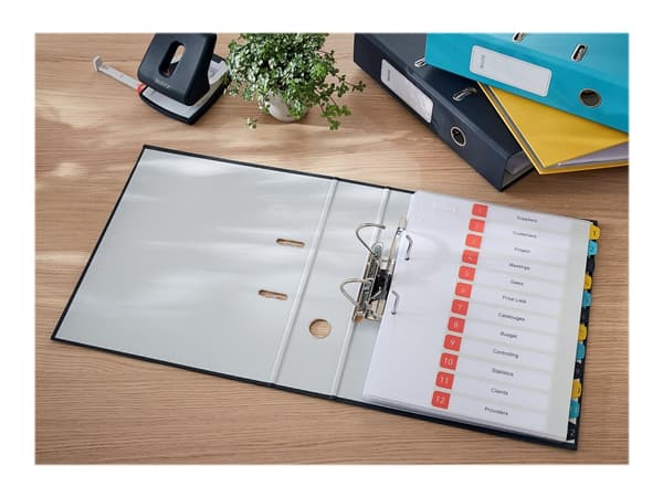Leitz 180° Cosy - Spakbågesfil - ryggbredd: 80 mm - för A4 (210 x 297 mm) - kapacitet: 600 ark - sammetsgrå