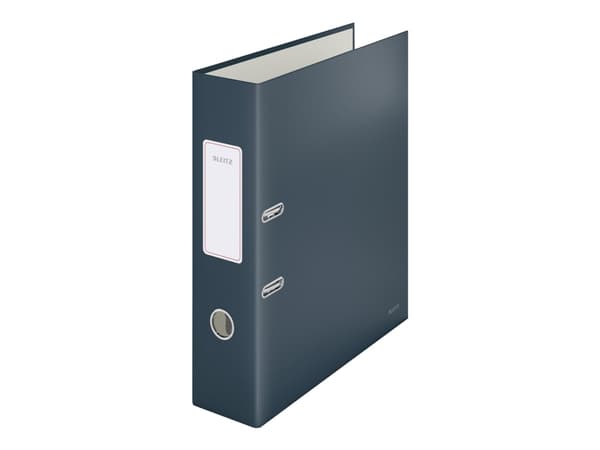 Leitz 180° Cosy - Spakbågesfil - ryggbredd: 80 mm - för A4 (210 x 297 mm) - kapacitet: 600 ark - sammetsgrå