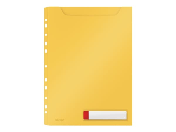 Lomme katalog Leitz Cosy A4 PP gul /3 - (12 stk.)