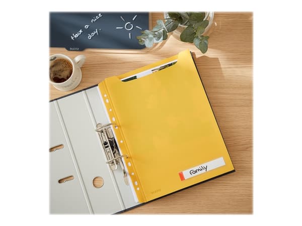 Lomme katalog Leitz Cosy A4 PP gul /3 - (12 stk.)
