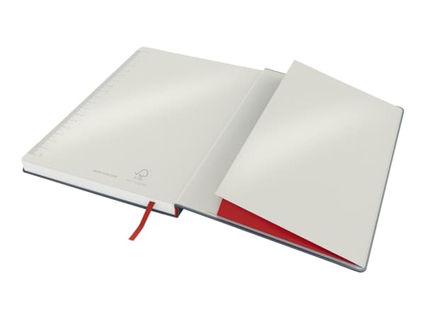 Leitz Cosy - Notisbok - eskebundet - B5 (176 x 250 mm) - 80 ark / 160 sider - rutet - velvet gray - laminert kartong