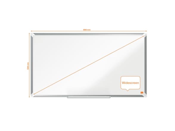 Nobo Premium Plus, 873 x 485 mm, Stål, Fiksert, Magnetisk