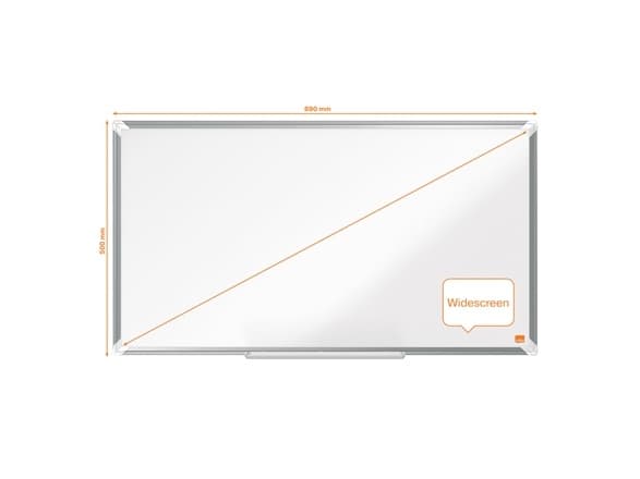 Nobo Premium Plus, 873 x 485 mm, Emali, Kiinteä, Magneettinen
