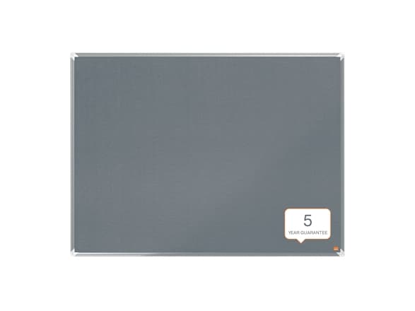 Nobo 1915196, Fast korktavle, Grå, Felt, 1173 x 865 mm, Aluminium, Aluminium