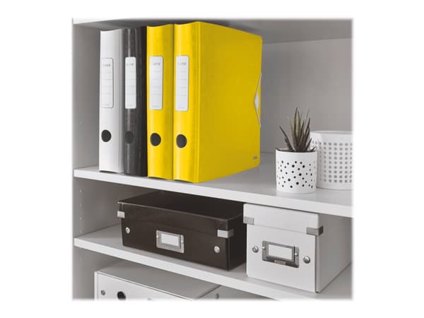 Leitz 180° Active WOW - Hevarmbuefil - bokryggbredde: 65 mm - for A4 (210 x 297 mm) - kapasitet: 350 ark - gul