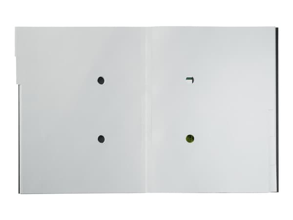 Leitz Recycle - Klassifikasjonsmappe - 6 deler - for A4 (210 x 297 mm) - med fliker - svart