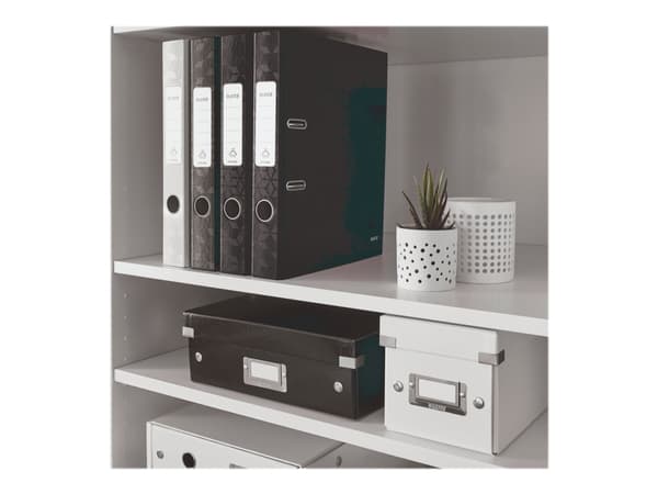 Leitz 180° WOW - Spakbågesfil - ryggbredd: 52 mm - för A4 (210 x 297 mm) - kapacitet: 350 ark - svart
