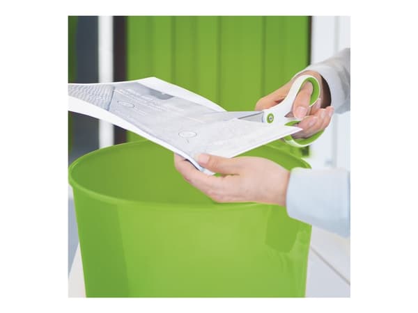Leitz WOW - Avfallskurv - 15 L - håndtak - polypropylen (PP) - grønn