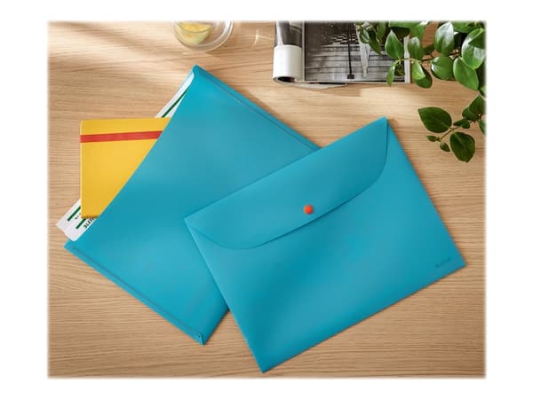 Kansi taskukassakaappi Leitz Cosy A4PPblue/3 - (12 kpl)