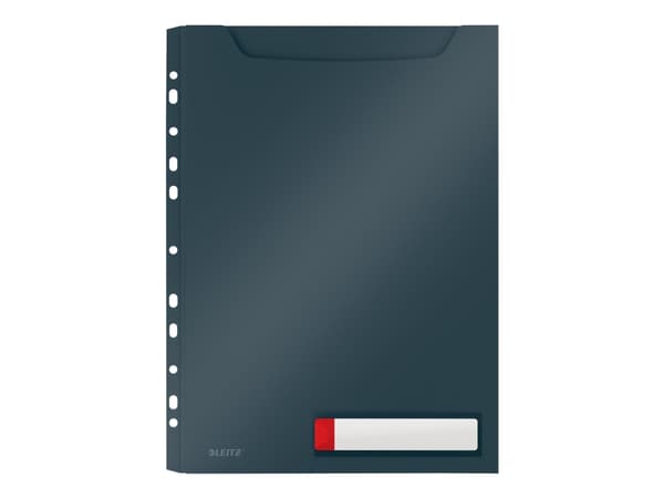 Leitz Cosy Privacy - Mappelomme - kan utvides - for A4 (210 x 297 mm) - kapasitet: 150 ark - fløyelsgrå