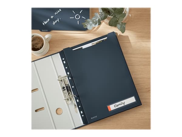 Leitz Cosy Privacy - Mappelomme - kan utvides - for A4 (210 x 297 mm) - kapasitet: 150 ark - fløyelsgrå