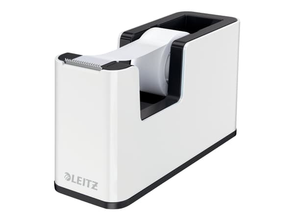 Leitz WOW - Dispenser med kontortape - skrivebord - svart dispenser