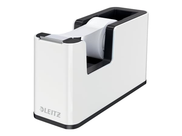 Leitz WOW - Dispenser med kontortape - skrivebord - svart dispenser