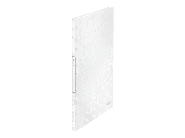 Leitz WOW - Visningsbok - 20 utrymmen - ryggbredd: 13 mm - för A4 (210 x 297 mm) - kapacitet: 40 ark - vit