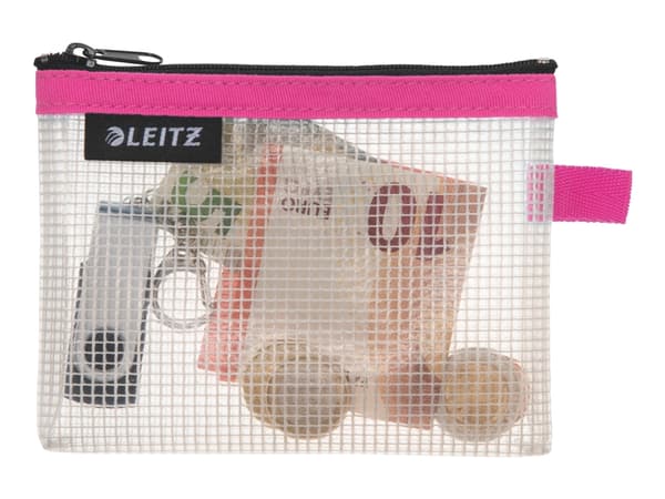 Leitz WOW Travel Small - Påse for credit cards / ID / cash / cables / earphones / medicines / cosmetics - EVA-folie - rosa